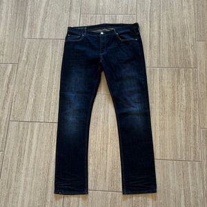 Armani Exchange size 38. Dark blue. Slim fit jean